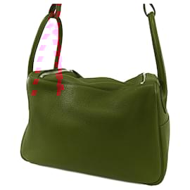 Hermès-Hermès Rouge Clemence Lindy 34-Rouge,Bordeaux
