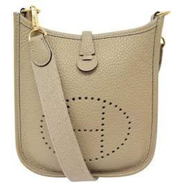 Hermès-NEUF SAC A MAIN HERMES EVELYNE 16 AMAZONE MINI CUIR CLEMENCE BANDOULIERE HANDBAG-Beige
