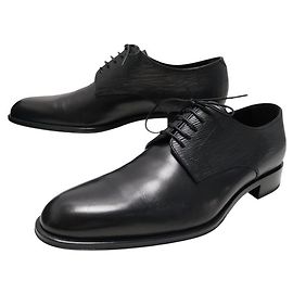 NUOVE SCARPE LOUIS VUITTON DERBY MINISTER 1ACDF8 8.5 42.5 PELLE EPI NERA Nero