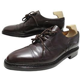 SAPATOS JOHN LOBB KILMORY DERBY COURO MARROM 7.5E 41.5 FORMAS Marrom