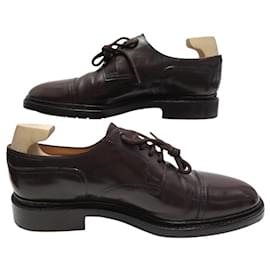 John Lobb-JOHN LOBB KILMORY DERBY BROWN LEATHER SHOES 7.5E 41.5 SHOE TREES-Brown