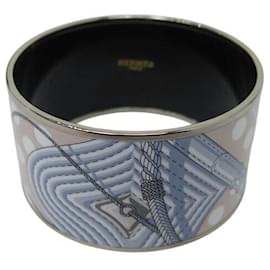 Hermès-NEW HERMES CLIC CLAC DOTS EXTRA LARGE ENAMEL BANGLE-Multiple colors