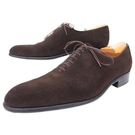 JM Weston-JM WESTON CYCLIST SHOE FLORE 402 SUEDE 10.5C 44.5 WITH INSOLES-Brown