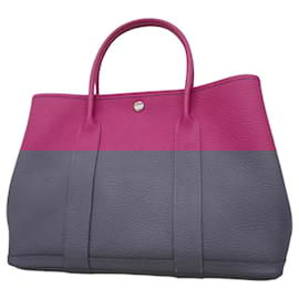 Hermès-Sac Tote Hermes Garden PM en Rose Violet-Violet