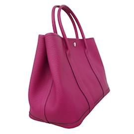 Hermès-Sac Tote Hermes Garden PM en Rose Violet-Violet