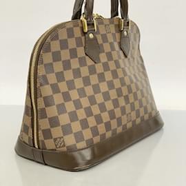 Louis Vuitton-Sac à main Damier Alma Louis Vuitton-Damier ebène
