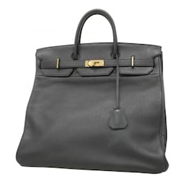 Hermès-Hermes Handbag Haute Couture 45 Black C Stamp Men's-Black