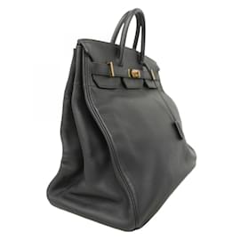 Hermès-Hermes Handbag Haute Couture 45 Black C Stamp Men's-Black