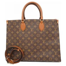 Louis Vuitton-Louis Vuitton Monogram On-the-Go Tote Bag-Brown