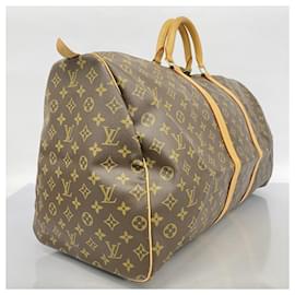 Louis Vuitton-Sac Boston Monogram Keepall 60 Louis Vuitton-Marron