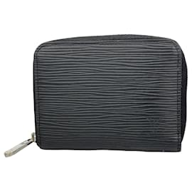 Louis Vuitton-Louis Vuitton Epi Zipper Coin Purse-Black