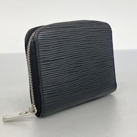 Louis Vuitton-Louis Vuitton Epi Zipper Coin Purse-Black