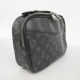 Louis Vuitton-Sac à corps Monogram Eclipse Louis Vuitton-Marron,Noir