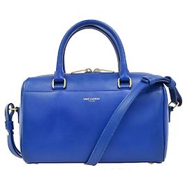Borsa da viaggio Baby di Saint Laurent Blu