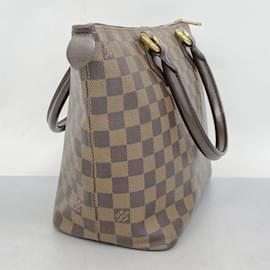 Louis Vuitton-Sac à main Louis Vuitton Damier Saleya PM-Damier ebène