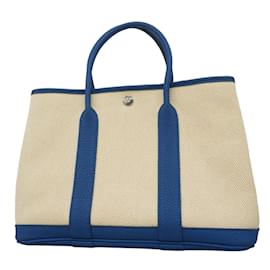 Hermès-Sac à main Hermes Garden Verso TPM-Écru