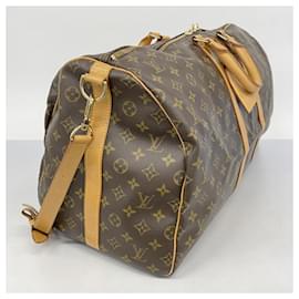 Louis Vuitton-Sac Boston Monogram Keepall Bandoulière 55 de Louis Vuitton-Marron