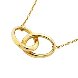 Tiffany & Co-Tiffany 18K Yellow Gold Double Loop Necklace-Other