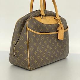 Louis Vuitton-Sac à main Deauville Monogram Louis Vuitton-Marron