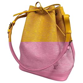 Louis Vuitton-Louis Vuitton Epi Noe Shoulder Bag-Yellow