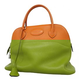 Hermès-Sac à main Hermes Bolide 31 en orange-Orange