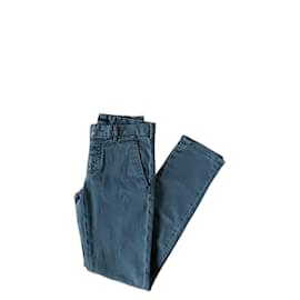 Prada-Vintage gray stretch drill pants by Prada, size 29-Dark grey