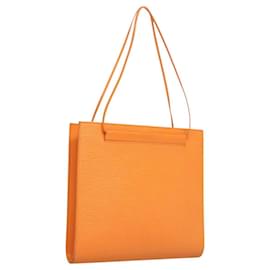 Louis Vuitton-LOUIS VUITTON Sac à épaule Epi Saint Tropez Orange Mandarine LV Auth BA1898-Orange,Gris