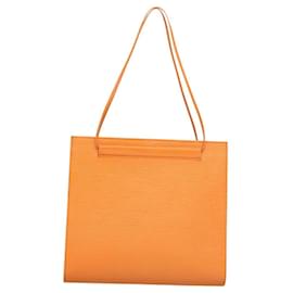 Louis Vuitton-LOUIS VUITTON Sac à épaule Epi Saint Tropez Orange Mandarine LV Auth BA1898-Orange,Gris