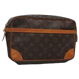 LOUIS VUITTON Clutch Compiegne 28 M51845 Auth LV 124471 Monogramm