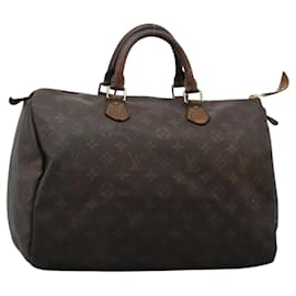 Louis Vuitton-LOUIS VUITTON Monogram Speedy 35 Hand Bag M41524 LV Auth 122500-Monogram
