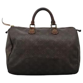 Louis Vuitton-LOUIS VUITTON Monogram Speedy 35 Hand Bag M41524 LV Auth 122500-Monogram