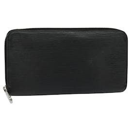 Louis Vuitton-LOUIS VUITTON Epi Zippy Wallet Long Wallet Black M64838 LV Auth bs25695-Black