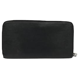Louis Vuitton-LOUIS VUITTON Epi Zippy Wallet Long Wallet Black M64838 LV Auth bs25695-Black