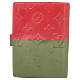 Louis Vuitton-LOUIS VUITTON Agenda PM Vernis Couverture de Planificateur de Jour Fran Boise R2101F Auth BA1771-Autre