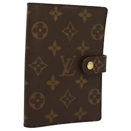 Louis Vuitton-LOUIS VUITTON Monogram Agenda PM Day Planner Cover R20005 LV Auth 122419-Monogram