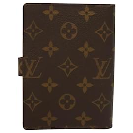 Louis Vuitton-LOUIS VUITTON Monogram Agenda PM Day Planner Cover R20005 LV Auth 122419-Monogram