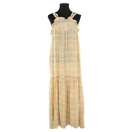 Ulla Johnson Vestido de seda multicolor Multicor