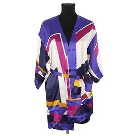 Eres Silk kimono Purple