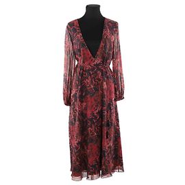 Iro Vestido burdeos Burdeos