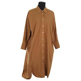 Autre Marque-Cotton dress-Brown