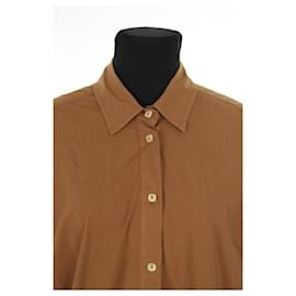 Autre Marque-Cotton dress-Brown
