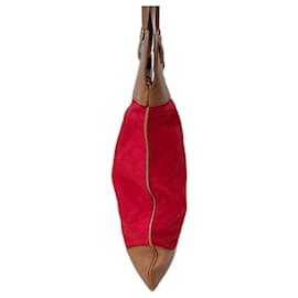 Burberry-Sacs à main-Rouge,Beige