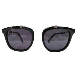 Occhiali da sole Louis Vuitton Z0364W Neri Argentati Marrone scuro