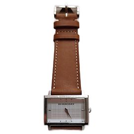 Reloj Burberry de Esfera Rectangular en Acero Inoxidable Plata