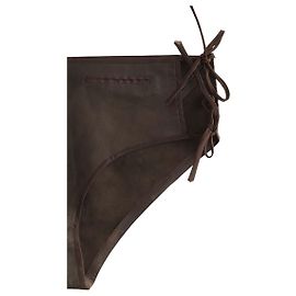 Jitrois Brown leather culottes Brown