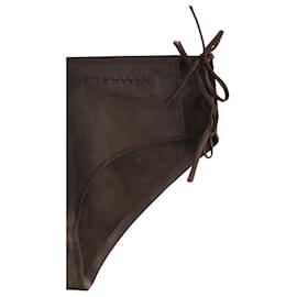 Jitrois-Leather panties-Brown