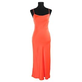 Autre Marque-Silk dress-Orange