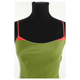 Autre Marque-Silk dress-Orange