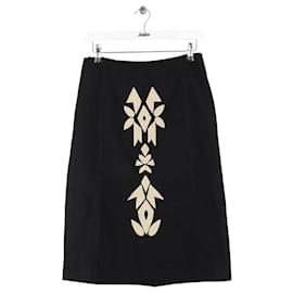 Bash-Leather skirt-Black