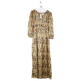 Bash Mehrfarbiges Seidenkleid Mehrfarben